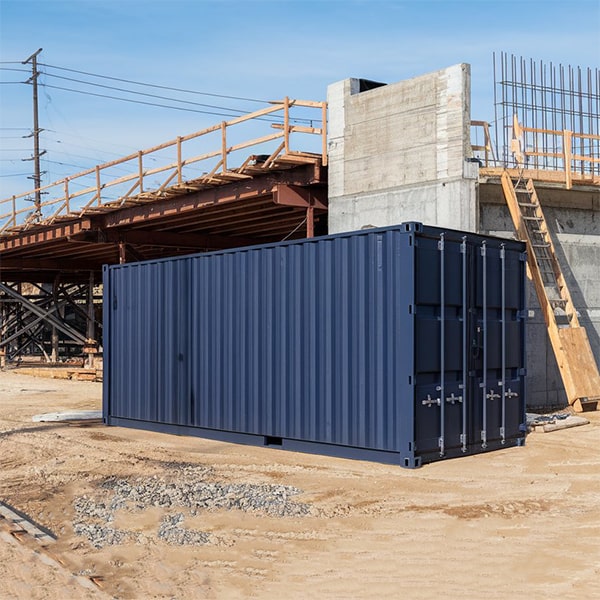 there are no hidden costs or additional fees for renting our construction site storage containers